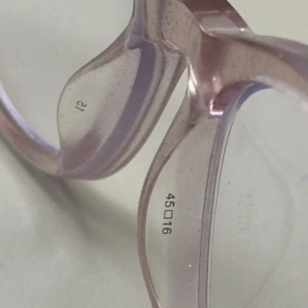 Juicy Couture Youth JU 950 W66 125 45 16 Pink Glitter Eyeglasses Frames Only